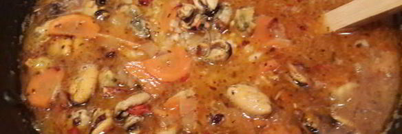 плов с мидиями