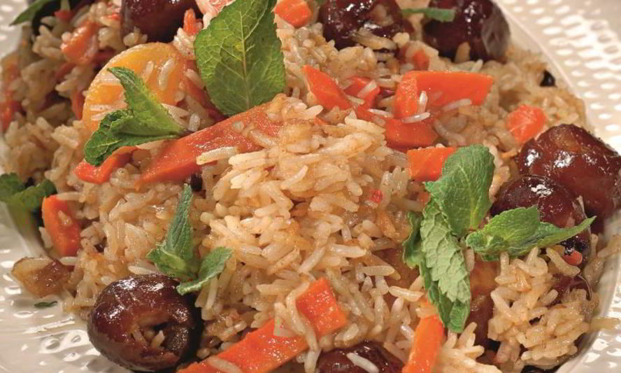 Рецепт плова с морковью и сухофруктами
