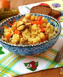 Плов с нутом