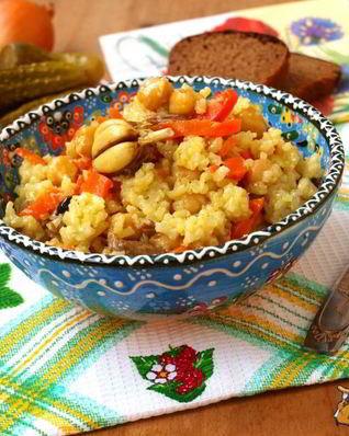 Плов с нутом