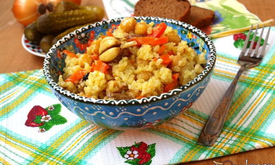 Рецепт плова с нутом