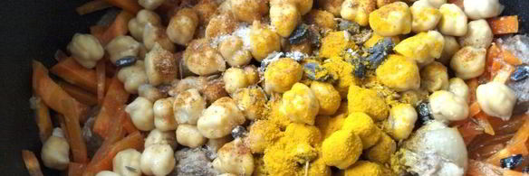 плов с нутом