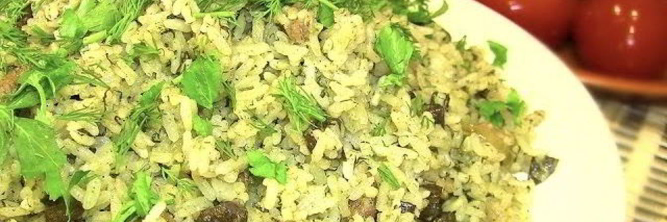 Плов с печенью