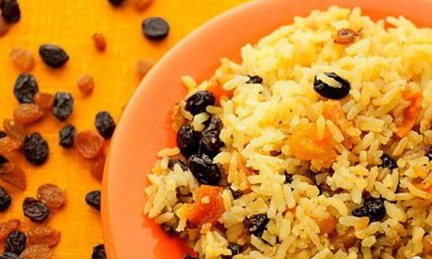 Рецепт плова с сухофруктами