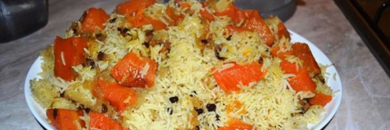 Плов с тыквой в мультиварке