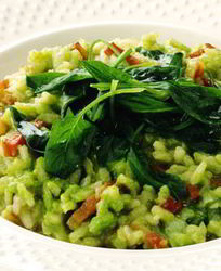 Плов со шпинатом