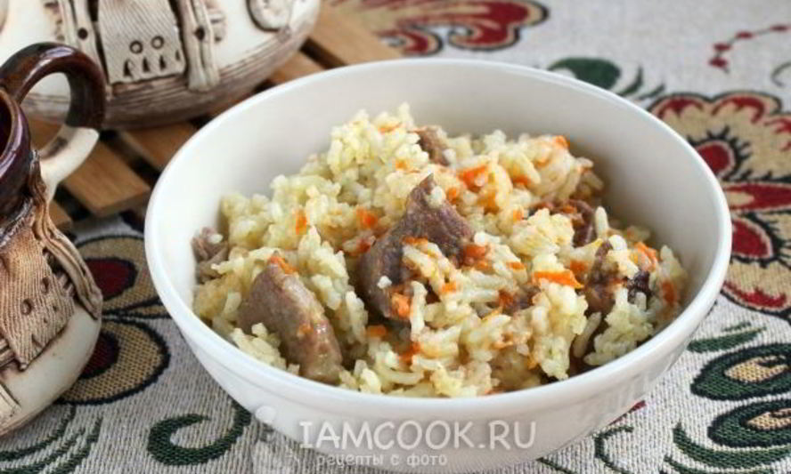 Рецепт плова со свининой в мультиварке