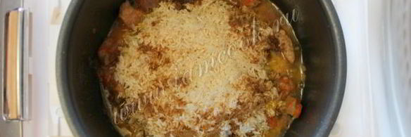 плов со свининой в мультиварке