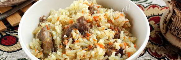 плов со свининой в мультиварке