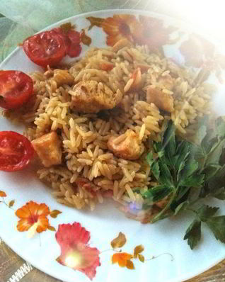 Плов Студенческий из куриной грудки