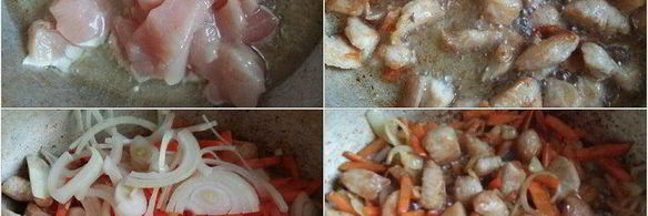 плов студенческий из куриной грудки