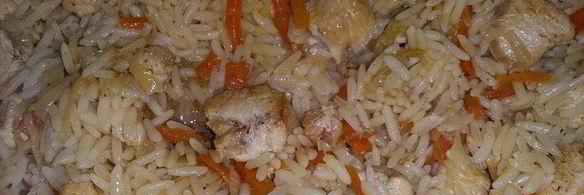 плов студенческий из куриной грудки