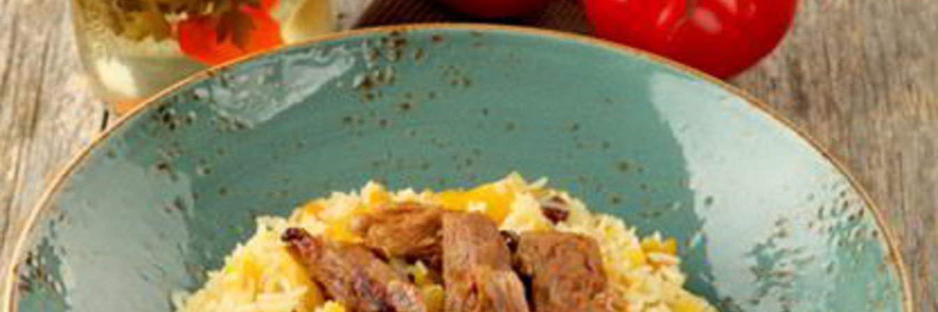 Плов Той Оши с нутом и изюмом