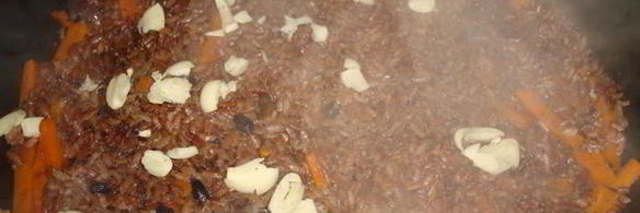 плов узбекский из риса де-взира