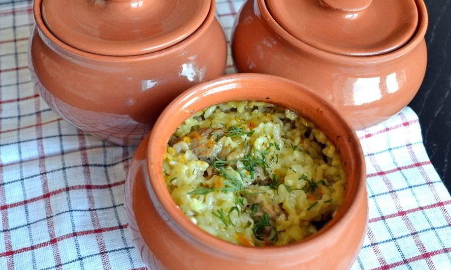 Рецепт плова в горшочке в духовке