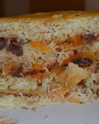 Плов в лаваше