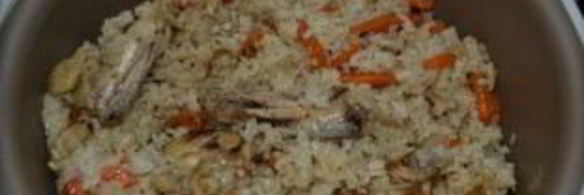 плов в мультиварке с крылышками