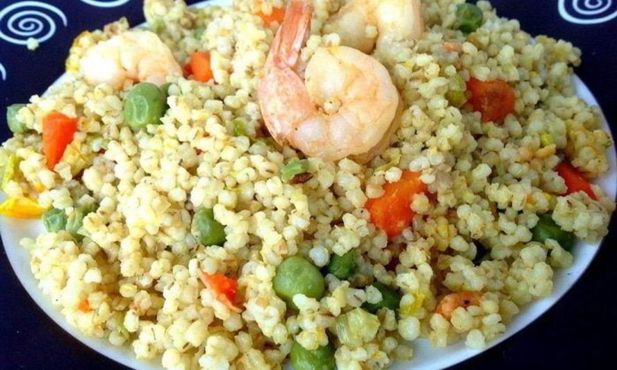 Рецепт постного плова из ячневой крупы