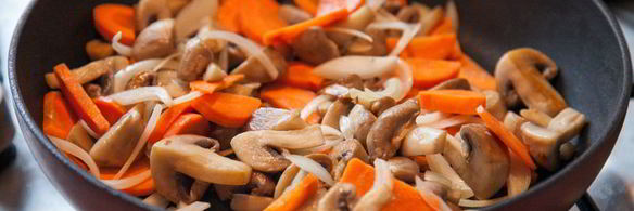 постный плов с грибами