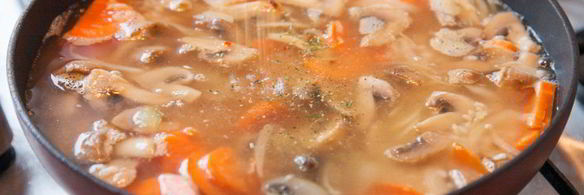 постный плов с грибами