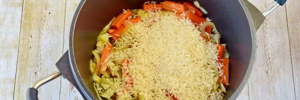 постный плов с овощами