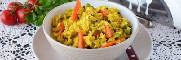 постный плов с овощами