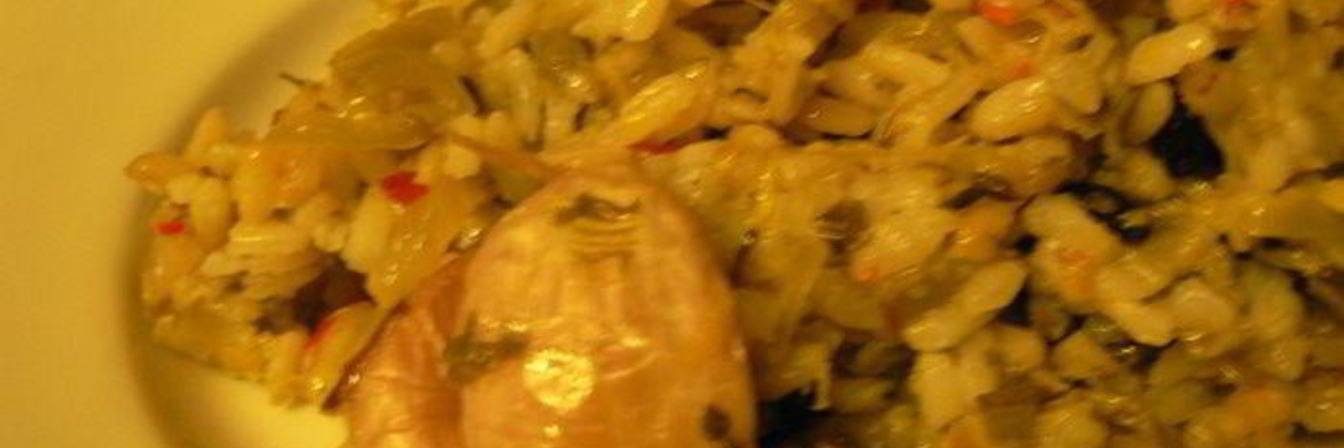 Постный зеленый плов