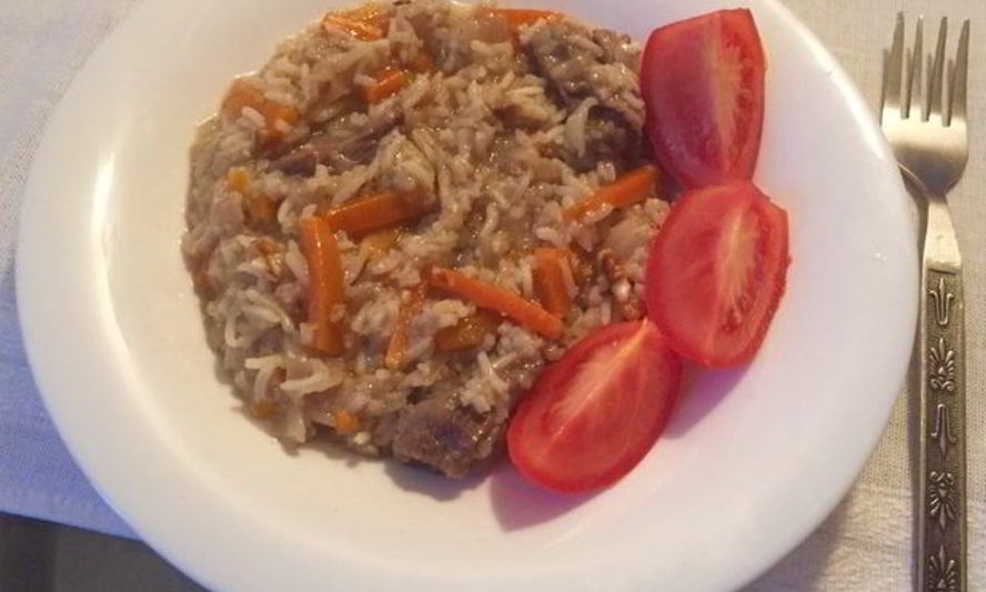 Рецепт пряного плова с орехами