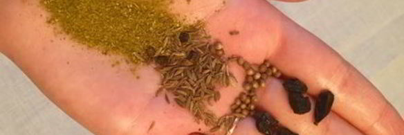 пряный плов с орехами