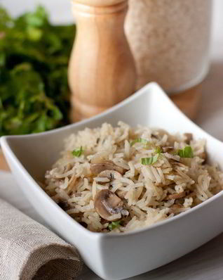 Рисовый пилав с шампиньонами