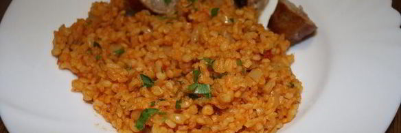 турецкий плов — булгур с овощами