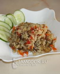 Турецкий плов с баклажанами