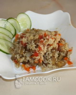 Турецкий плов с баклажанами