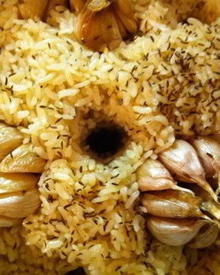 Узбекский плов с бараниной и нутом