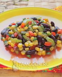 Постный Суккоташ — гарнир из фасоли и кукурузы