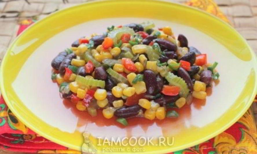 Рецепт постного суккоташа — гарнира из фасоли и кукурузы