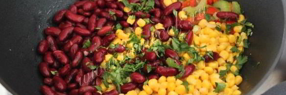 постный суккоташ — гарнир из фасоли и кукурузы