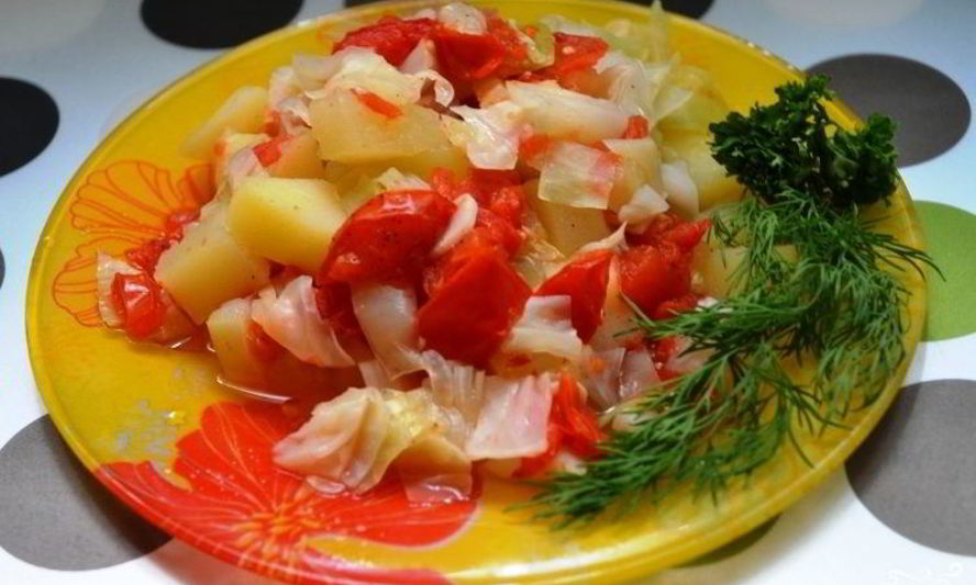 Рецепт диетического овощного рагу в мультиварке