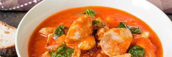 куриное рагу со шпинатом