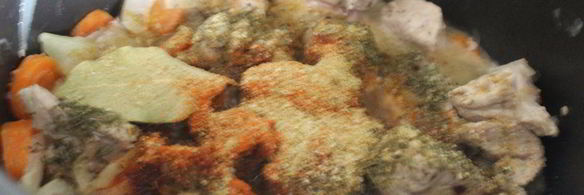 мясное рагу с фасолью