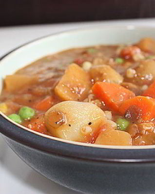 Мясное рагу с овощами