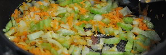 мясное рагу с тыквой спагетти