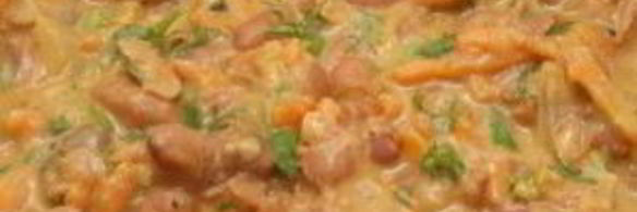 овощное рагу с фасолью