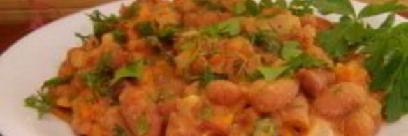 овощное рагу с фасолью