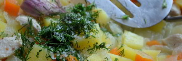 овощное рагу с куриным филе