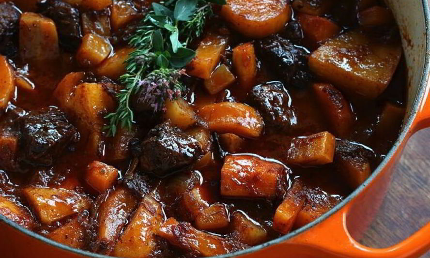 Рецепт овощного рагу с мясом