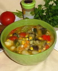 Овощное рагу Яркие краски лета