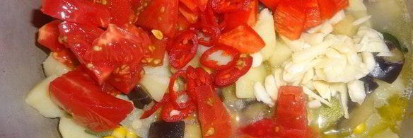 овощное рагу яркие краски лета