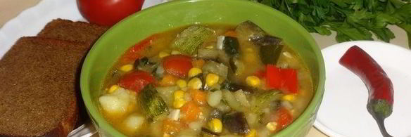 овощное рагу яркие краски лета