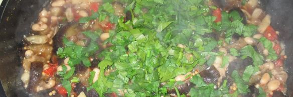 постное рагу с баклажанами